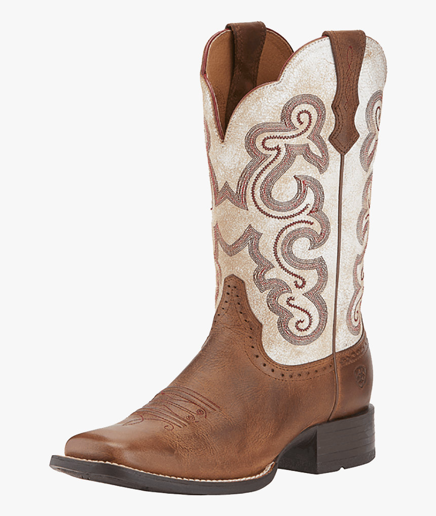 Transparent Cowboy Boots Clipart - Women's Ariat Wide Square Toe Boots, HD Png Download