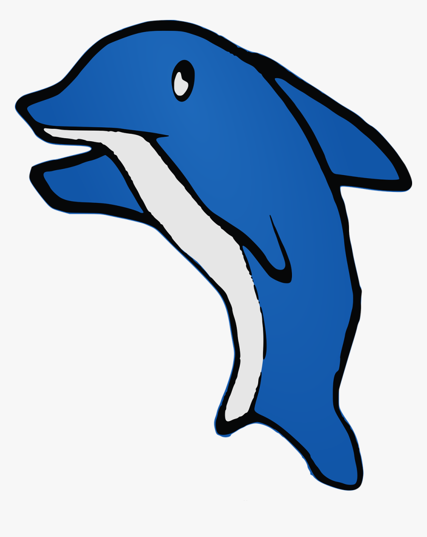Delfin Png Cartoon, Transparent Png