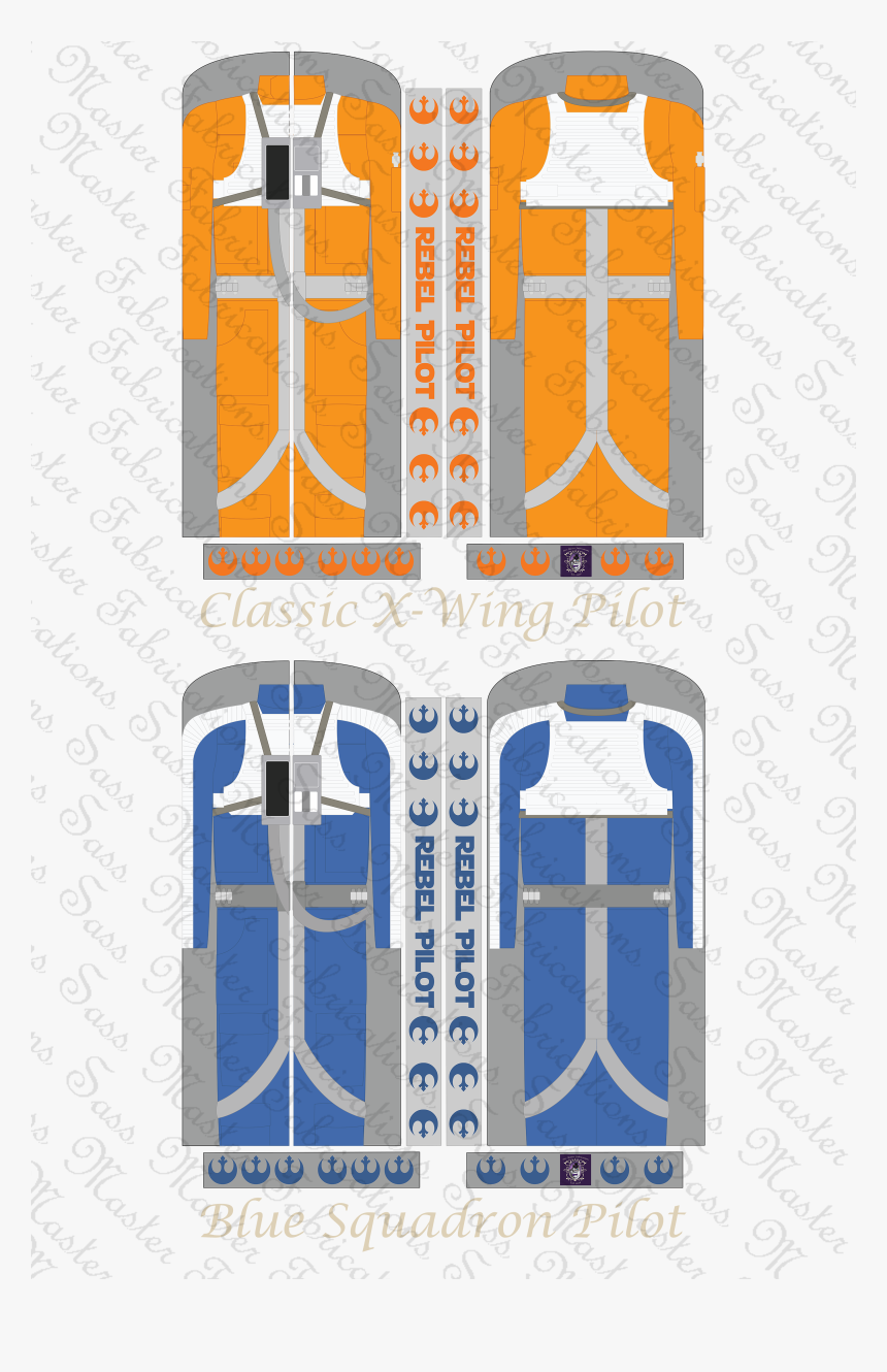 Image Of X-wing Pilot Inspired Garment Bags - Pattern, HD Png Download