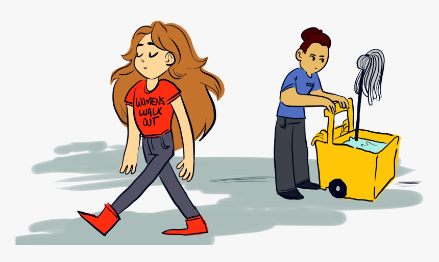 Contemporary Feminist Movements Cater Only To Privileged - Cartoon, HD Png Download