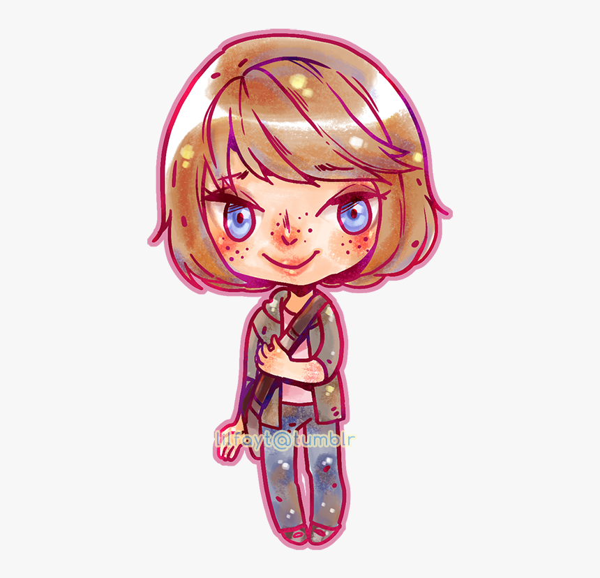 “here Have A Chibi Max Workin’ On Chloe And Maybe Kate - Cartoon, HD Png Download