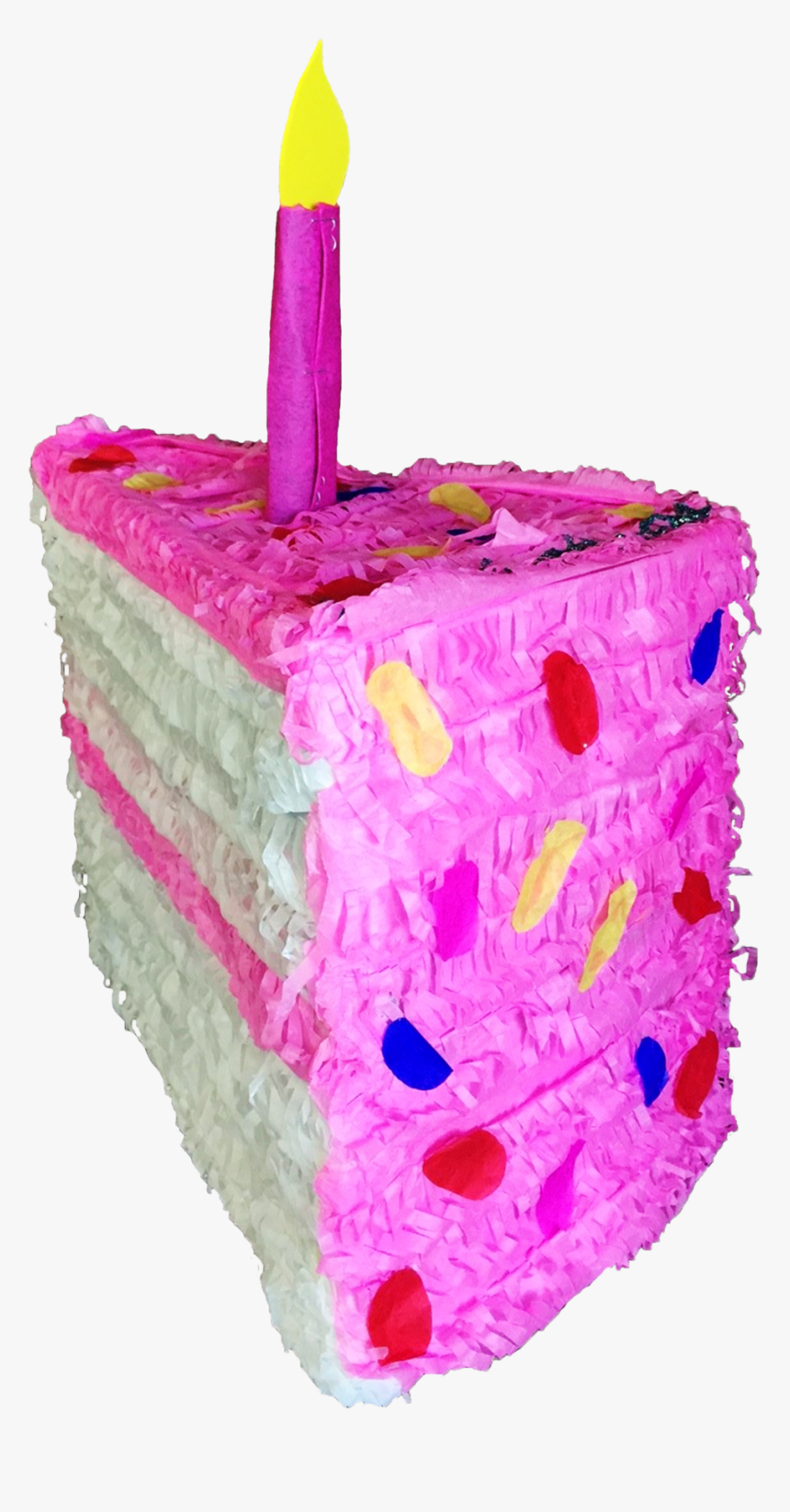 Birthday Cake Slice Mini Piñata, HD Png Download