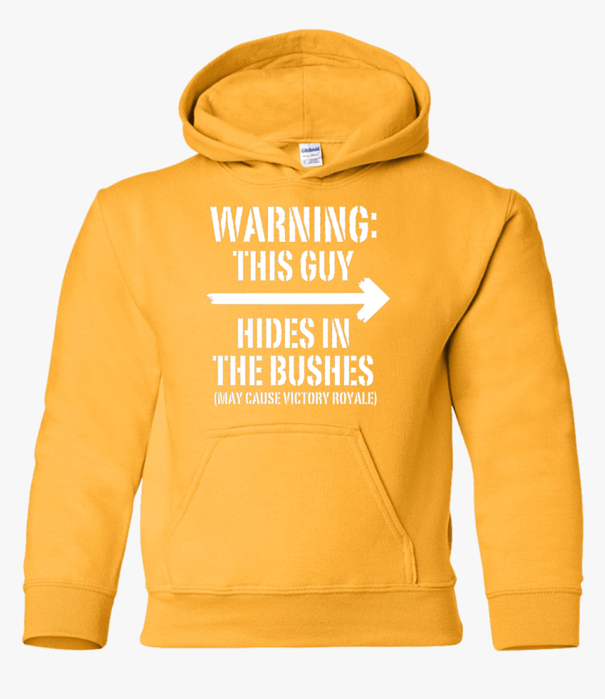 Fortnite Bushes Youth Hoodie - Thrasher Magazine Hoodies Yellow, HD Png Download
