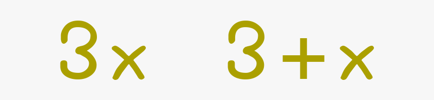 Algebra Same But Different 3x - Colorfulness, HD Png Download