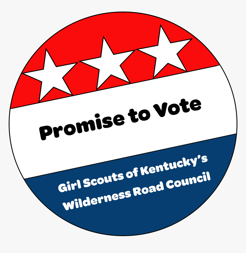 Promise To Vote Patch Updated Finally Again - Circle, HD Png Download