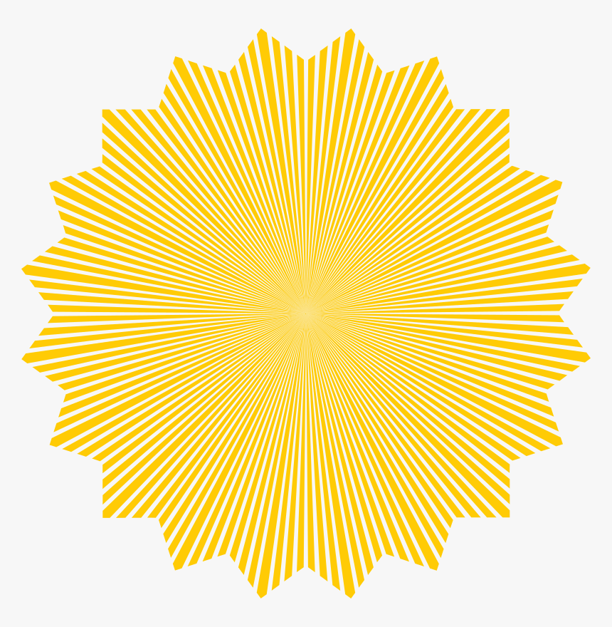 Op Art Optical Illusion The Guild Of Temporal Adventurers - Transparent Cartoon Sunbeam, HD Png Download