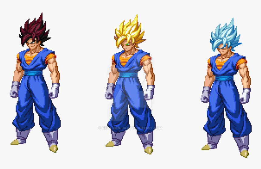 Vegito Pixel Pictures To Pin On Pinterest , Png Download - Vegito Pixel Art, Transparent Png