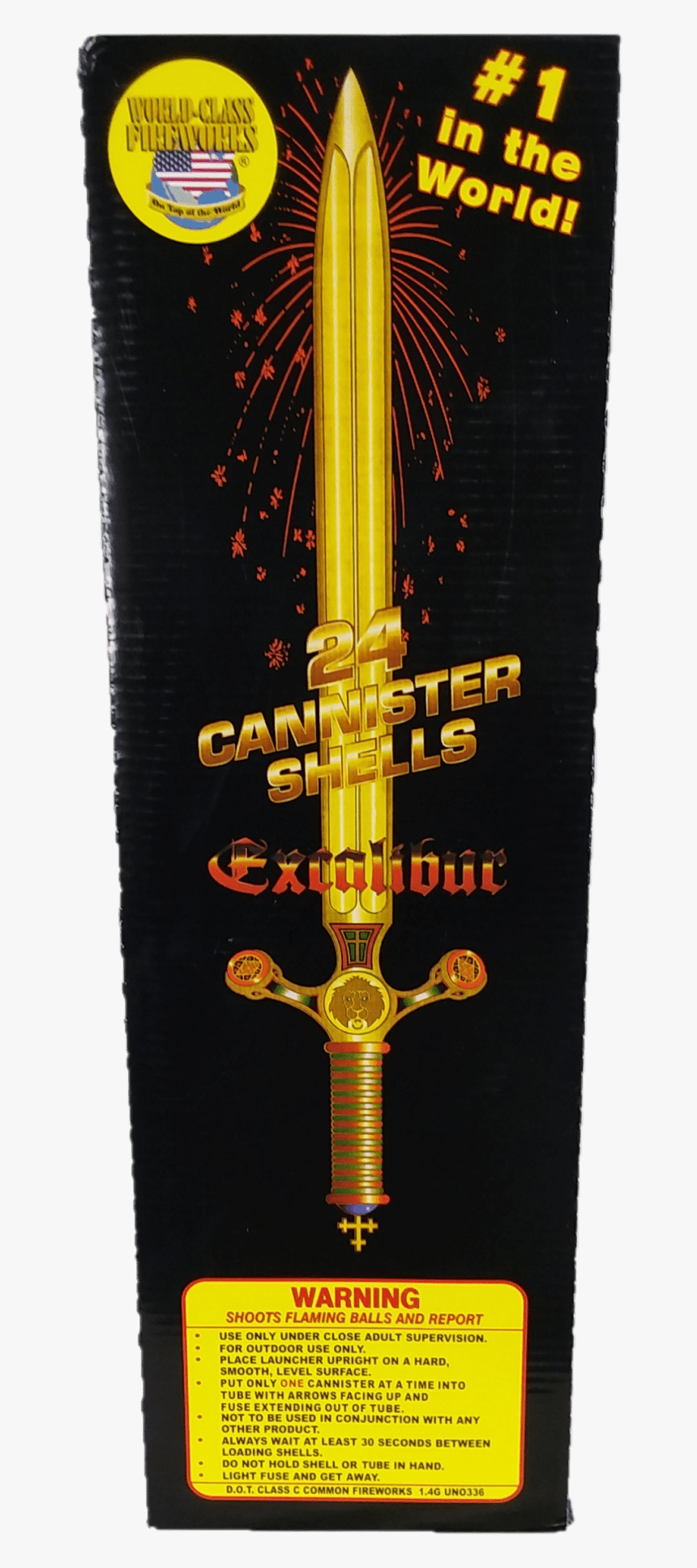 Wc 1401 Excalibur Artillery Shells Fireworks Wholesale - Excalibur Fireworks, HD Png Download