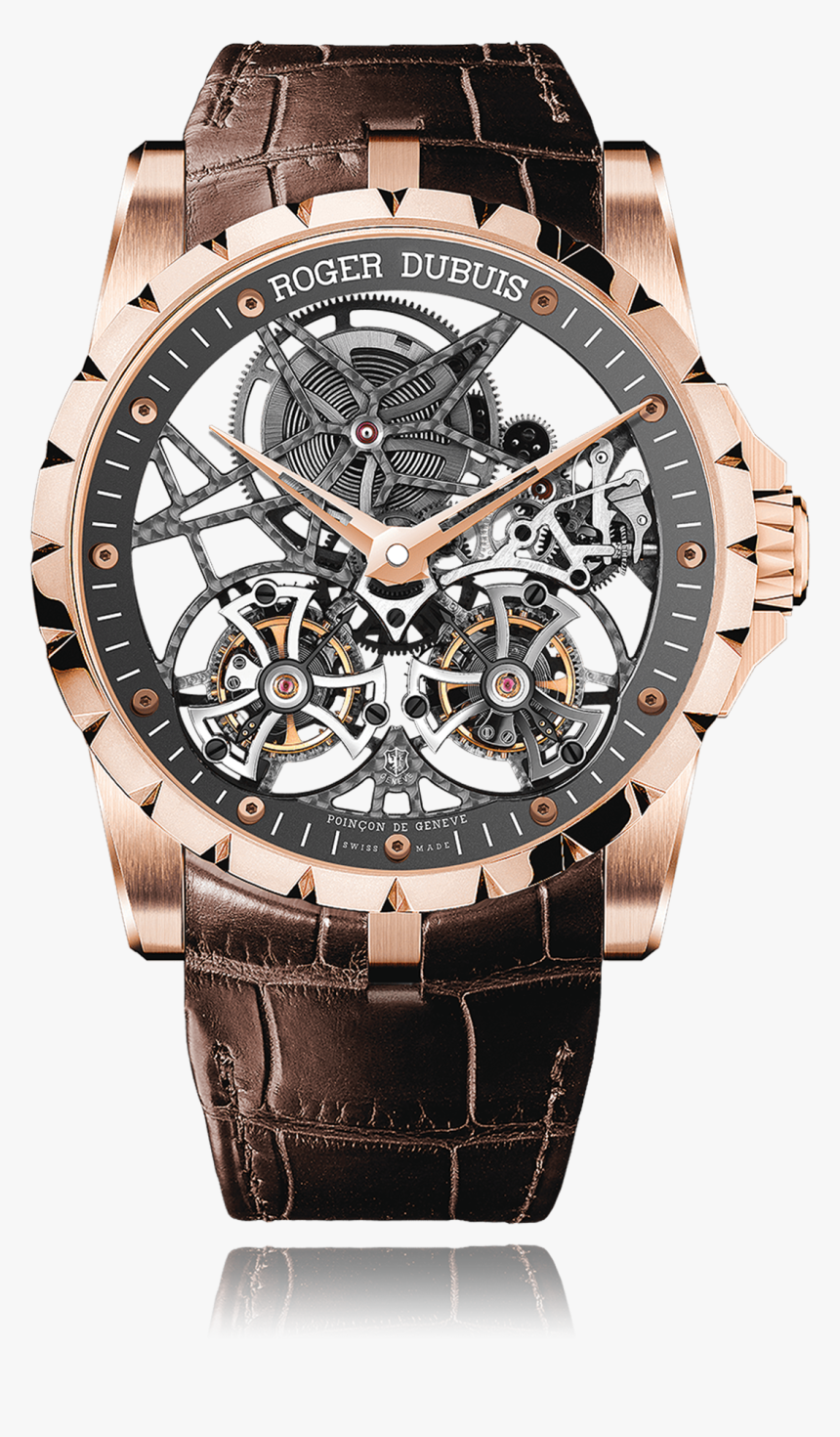 Roger Dubuis Excalibur Skeleton Flying Tourbillon, HD Png Download