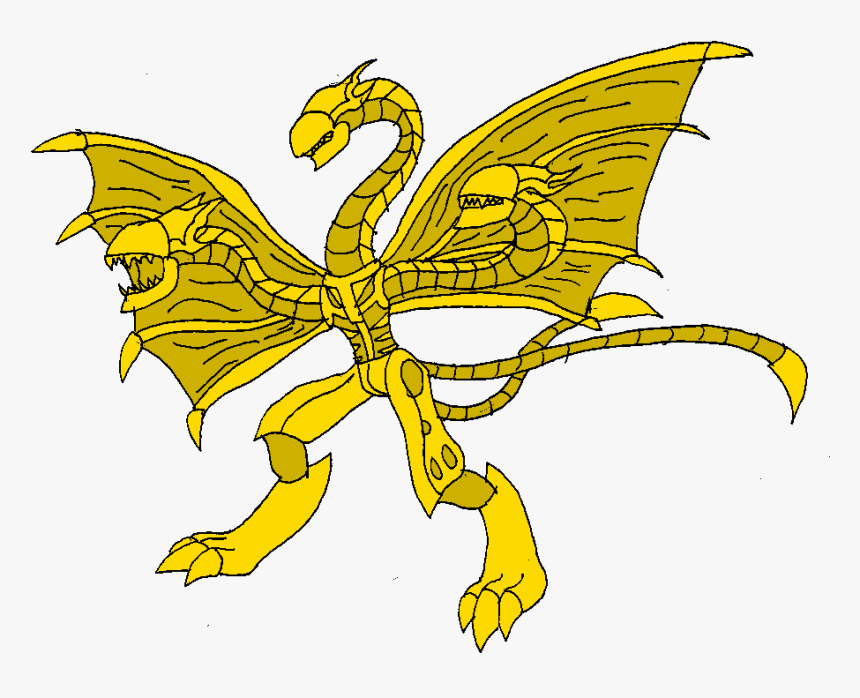King Ghidorah Designed By Hr Giger - Illustration, HD Png Download