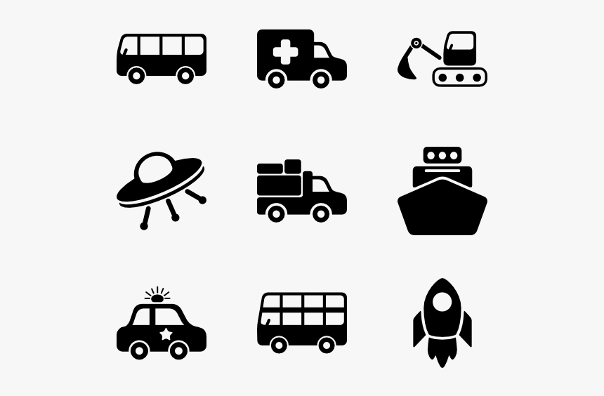 Icon Public Transport Png, Transparent Png