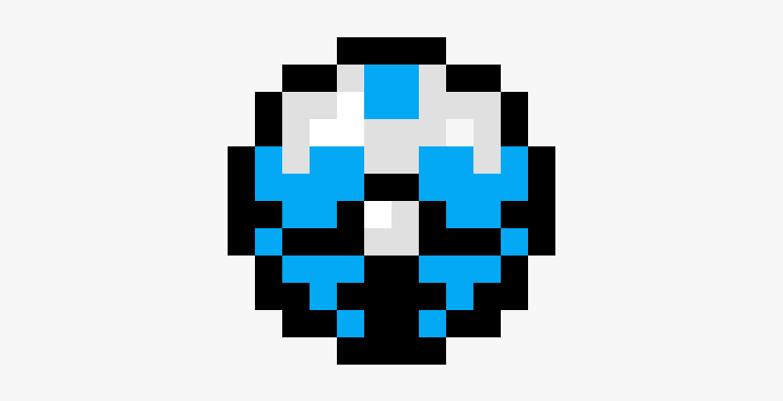 Pokemon Electrode Pixel Art, HD Png Download