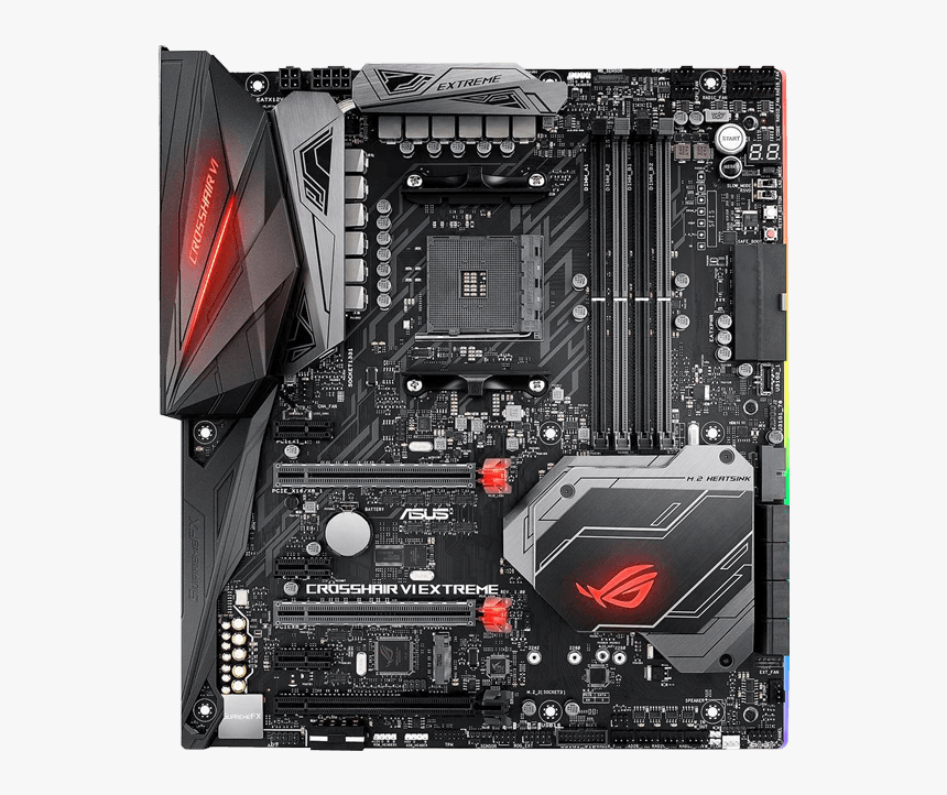 Rog Crosshair Vi Extreme, Amd X370 Chipset, Am4, E-atx - Crosshair 6 Extreme, HD Png Download