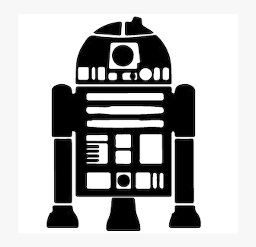 R2 D2 Vinyl Decal Sticker

size Option Will Determine - Illustration, HD Png Download