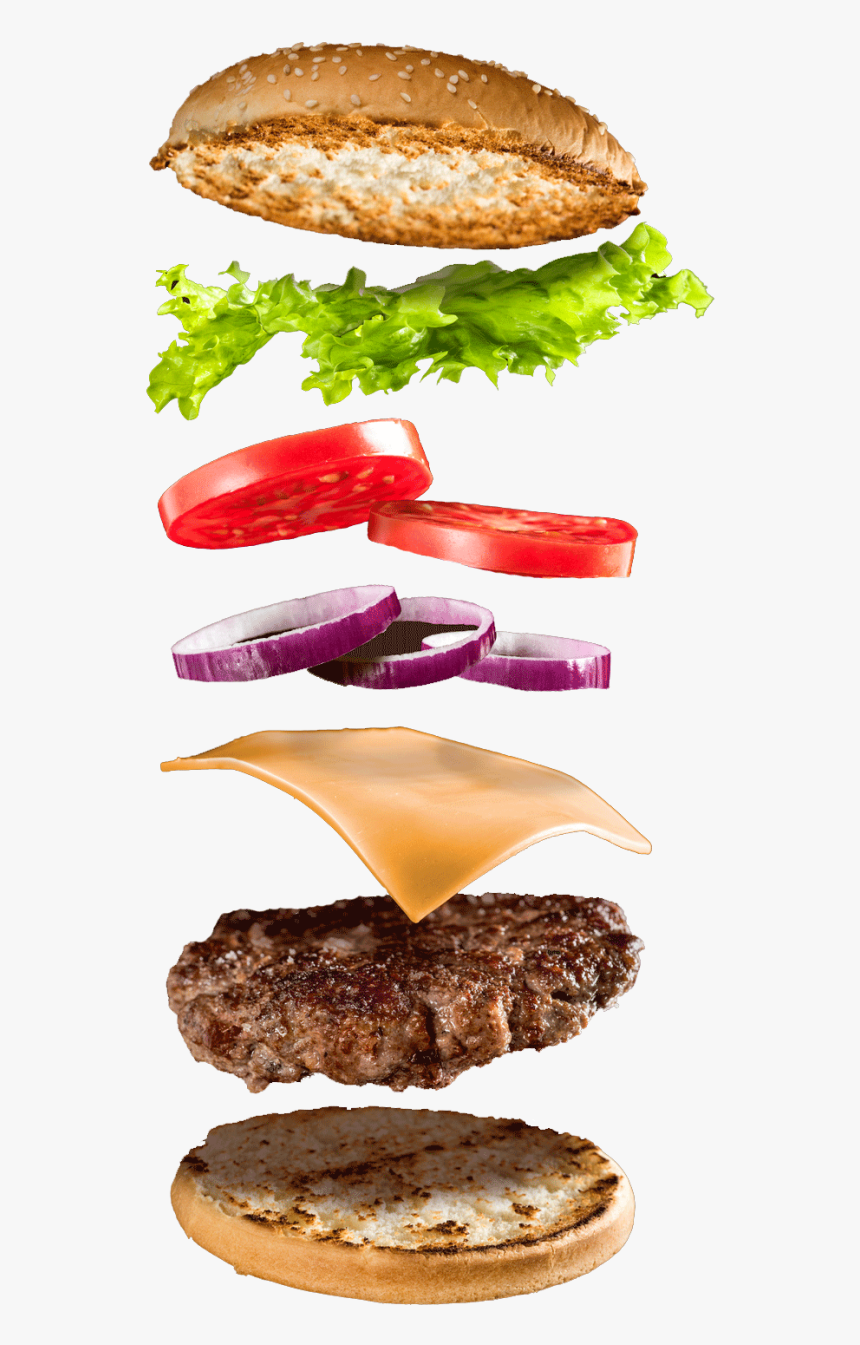 Transparent Hamburgers Png - Leaf Vegetable, Png Download