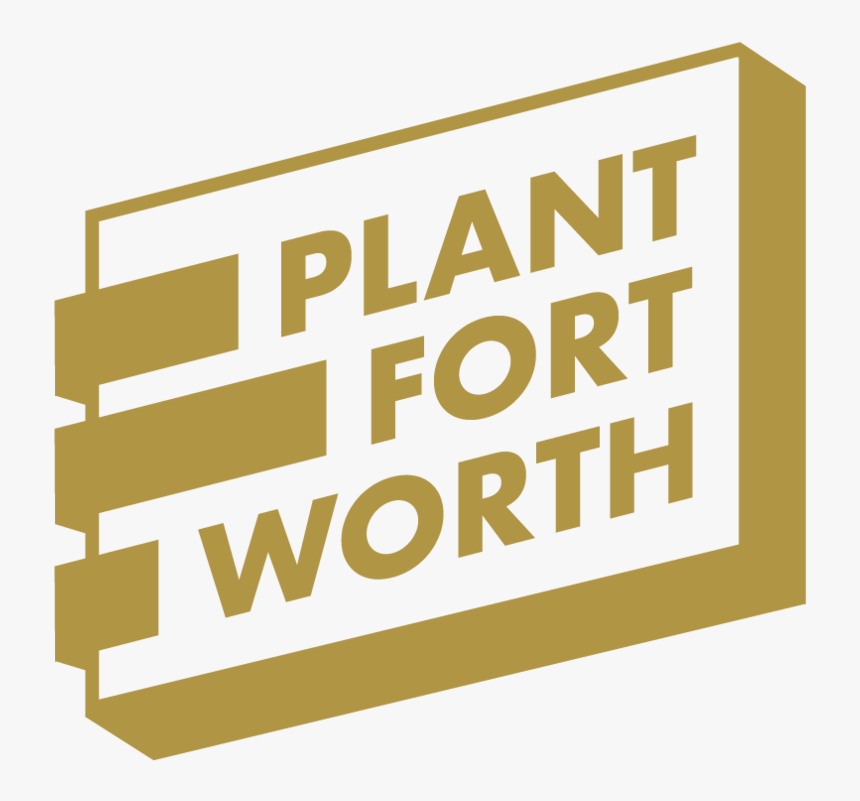 Plant Fort Worth Sign Icon Gold, HD Png Download
