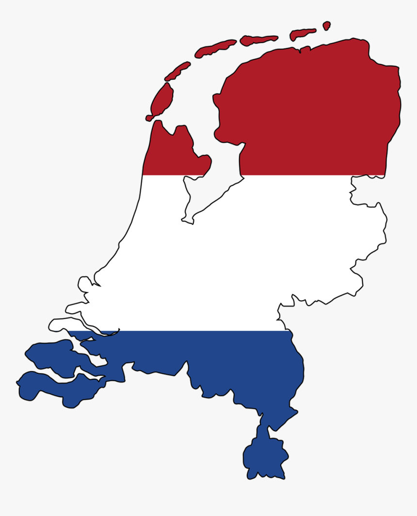 Flag Map Netherlands, HD Png Download