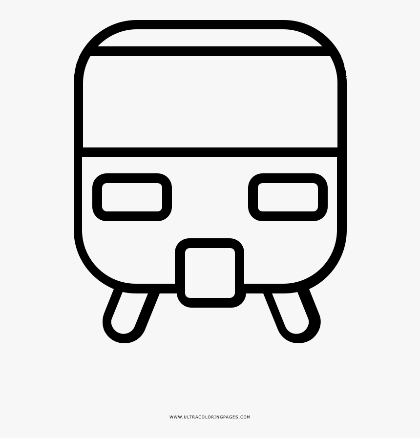 Metro Coloring Page - Icon, HD Png Download