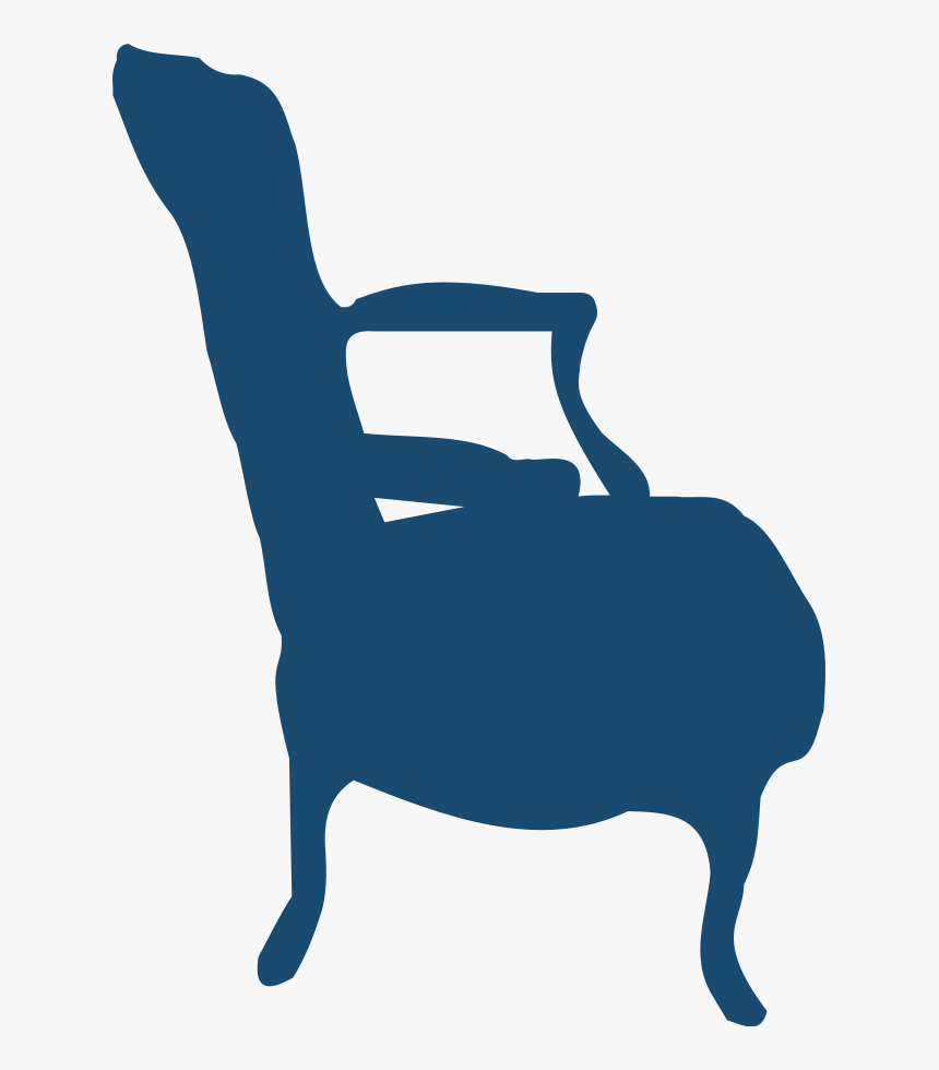Low Armchair Svg Clip Arts - Armchair Silhouette, HD Png Download