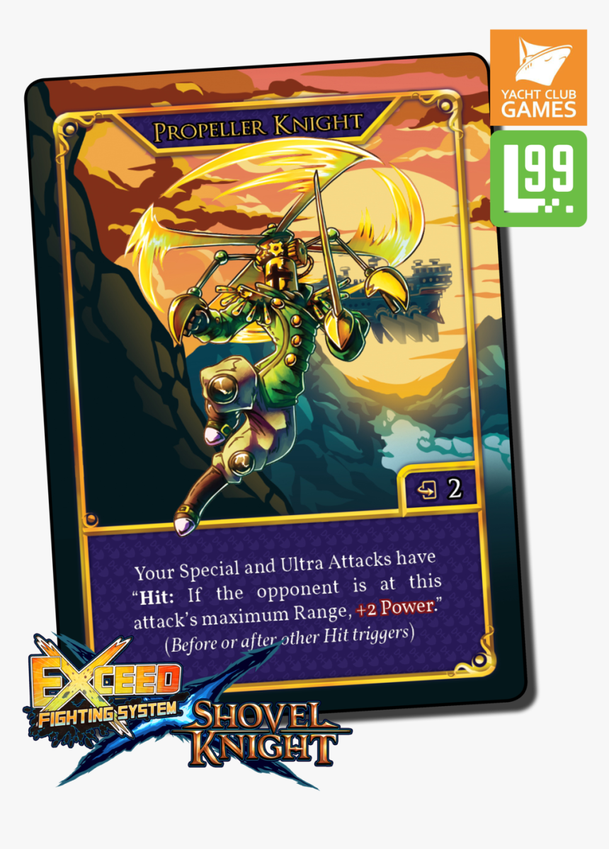 Exceed Card Previews - Exceed Fighting System Shovel Knight, HD Png Download