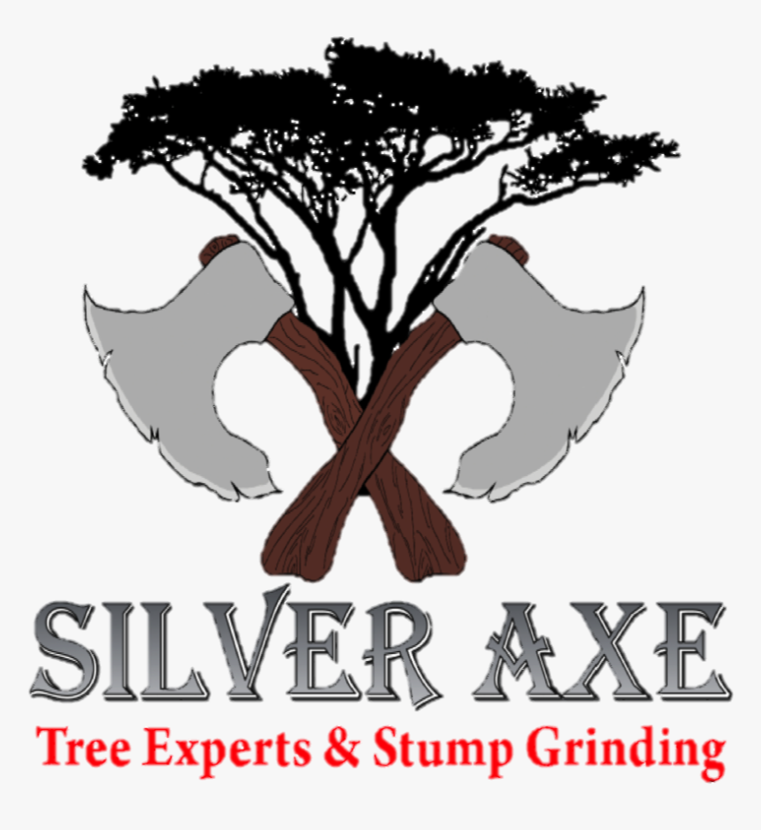 Silver Axe Tree Experts Logo - Tree, HD Png Download