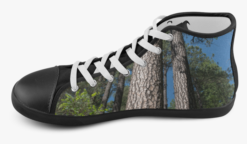 Tall Pine Trees Mt Lemmon Arizona High Top Canvas Kid - Outdoor Shoe, HD Png Download