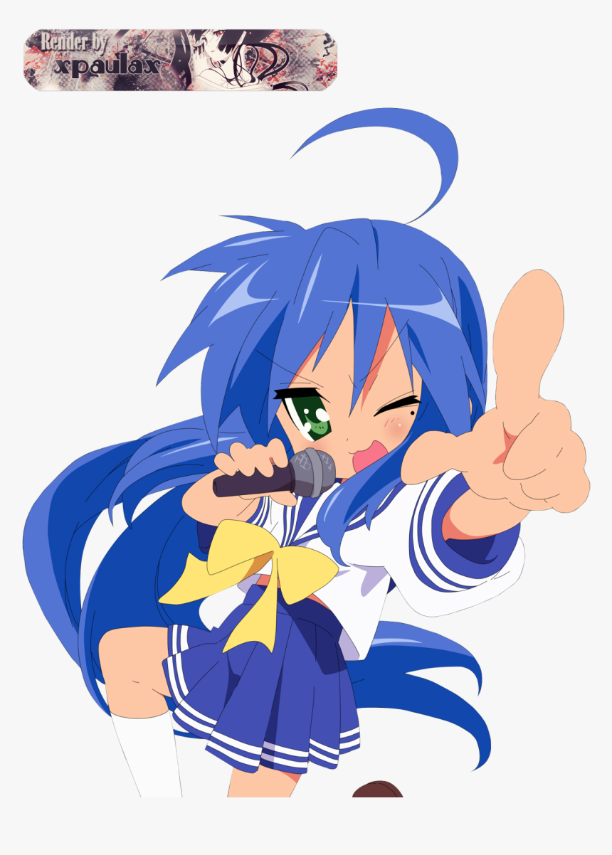 Renders Of Lucky Star - Karaoke Anime, HD Png Download