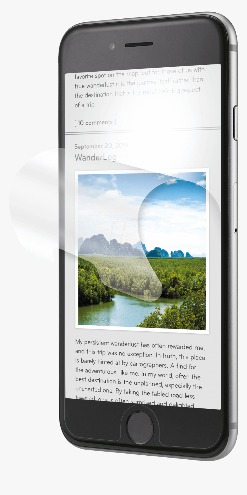 Anti Glare Filter, - Blendschutz Handy, HD Png Download