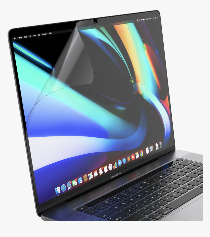 Anti Glare Screen Protector For 16 Inch Macbook Pro - Netbook, HD Png Download
