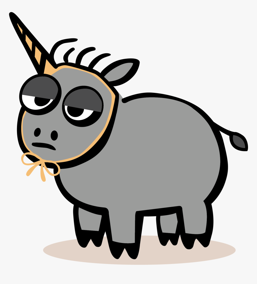 Ugly Unicorn - Ugly Unicorn Svg, HD Png Download