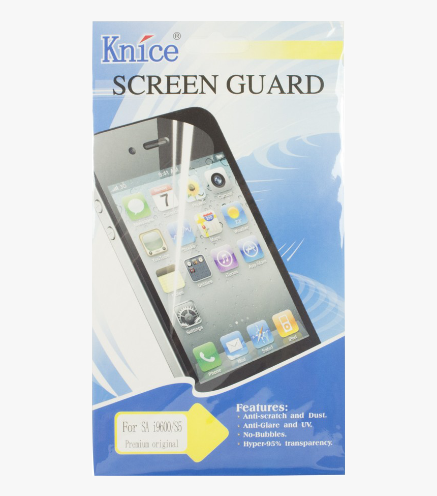 Samsung Galaxy S5 Clear Screen Protector - Iphone 4, HD Png Download
