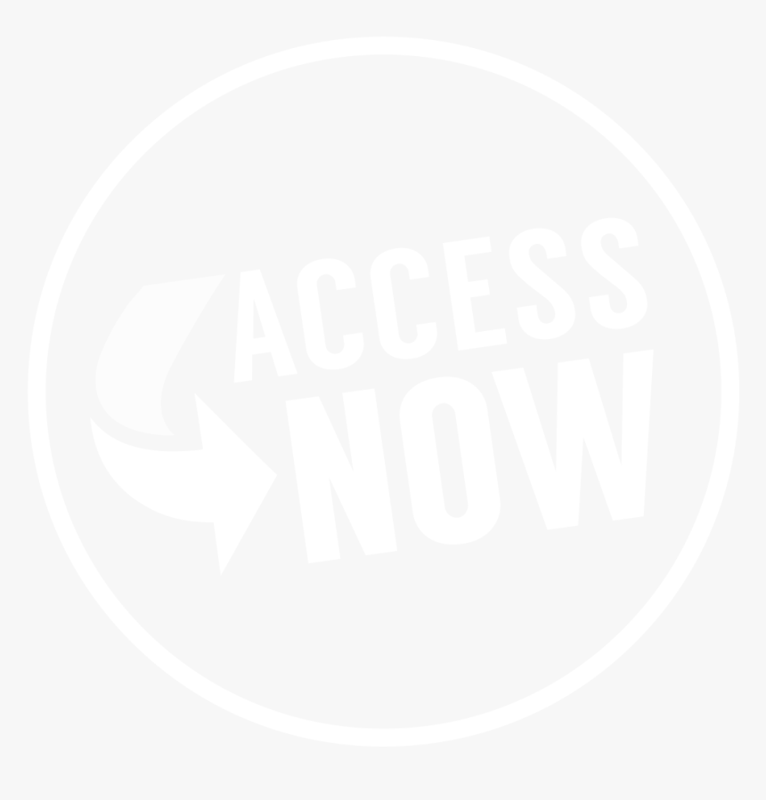 Accessnow Logo With Arrow - Circle, HD Png Download