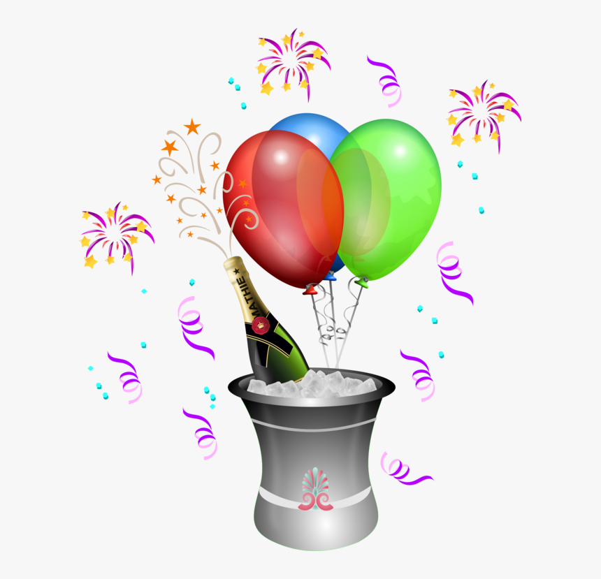 Champagne Free Clip Art, HD Png Download