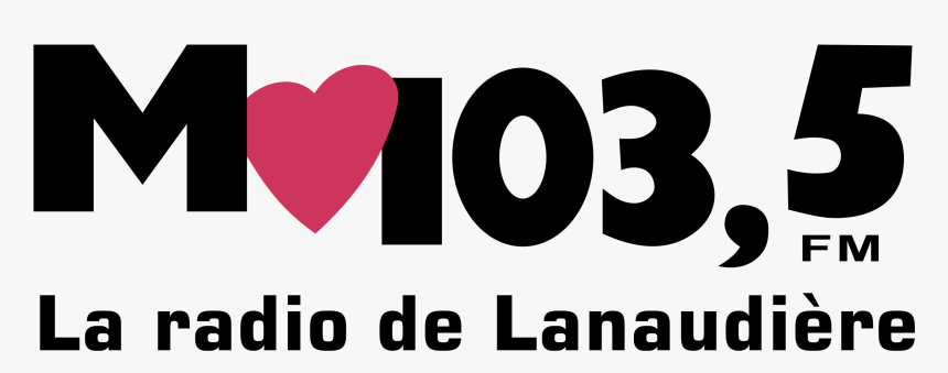 M 103,5 Radio Logo Png Transparent - Heart, Png Download