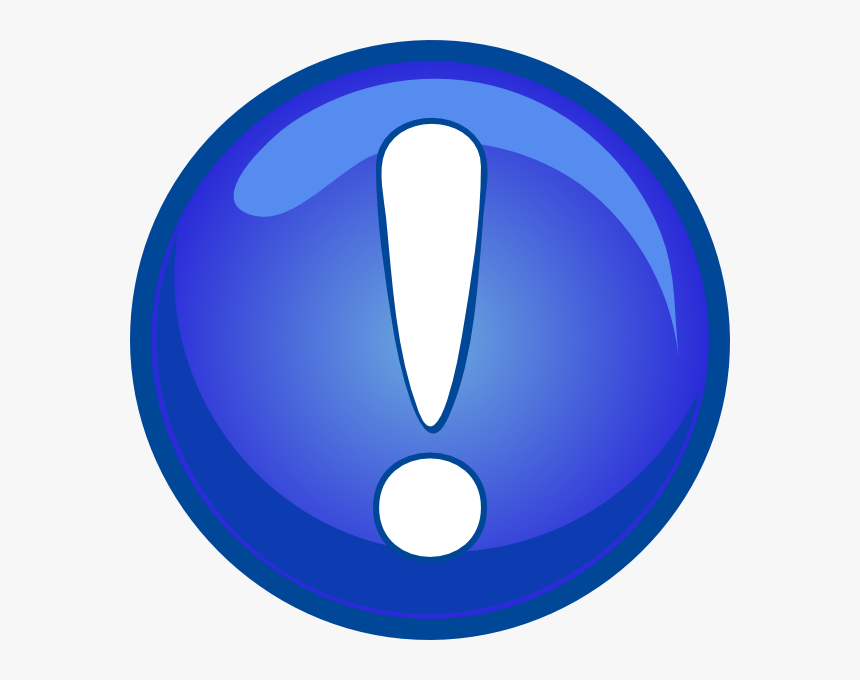 Error Tasto Architetto Fran Mod Blue Clipart - Exclamation Mark Clipart In Red Circle, HD Png Download