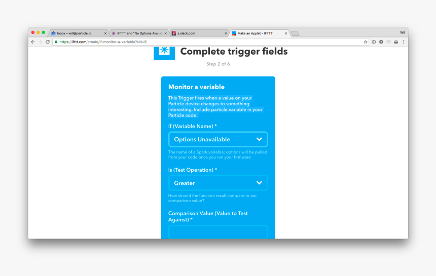 Ifttt No Broadlink Option, HD Png Download
