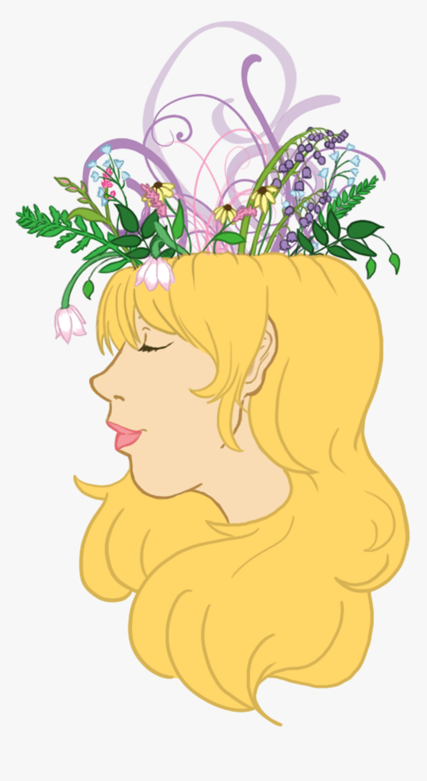 Flower Crown Tank Top - Flower, HD Png Download