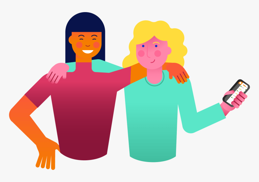 Freunde Werben Refer A Friend Tego - Cartoon, HD Png Download