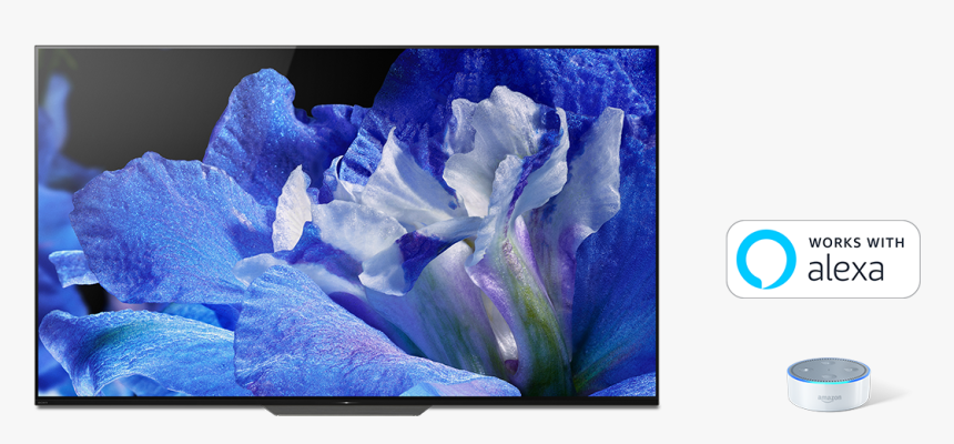Transparent Flat Screen Tv Png - Sony Tv Model Kd 65a8f, Png Download