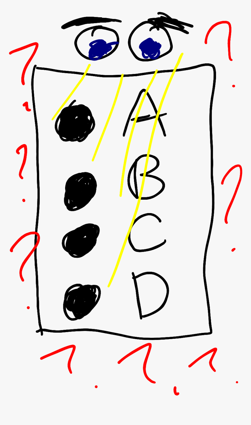 Picture Library Student Testing Clipart - Line Art, HD Png Download