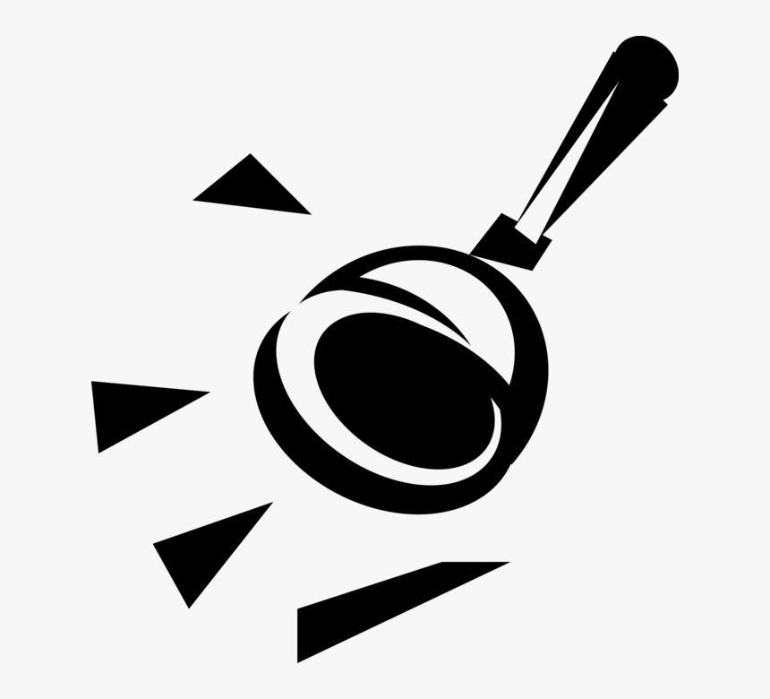 Vector Illustration Of School Bell Or Hand Bell Ringing, HD Png