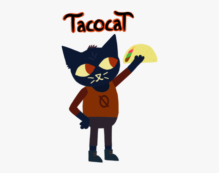 Cats And Tacos Tumblr - Night In The Woods Mae Tacos, HD Png Download