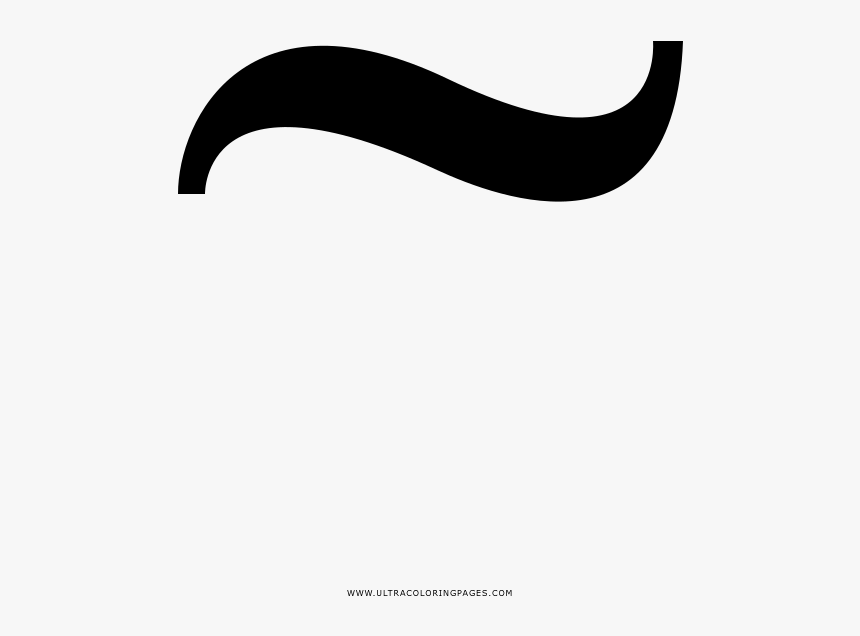 Tilde Coloring Page - Tilde Icon, HD Png Download