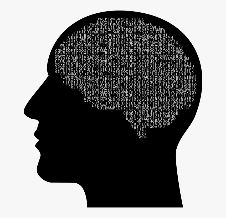 Human Behavior,head,silhouette - Silhouette Man Brain, HD Png Download