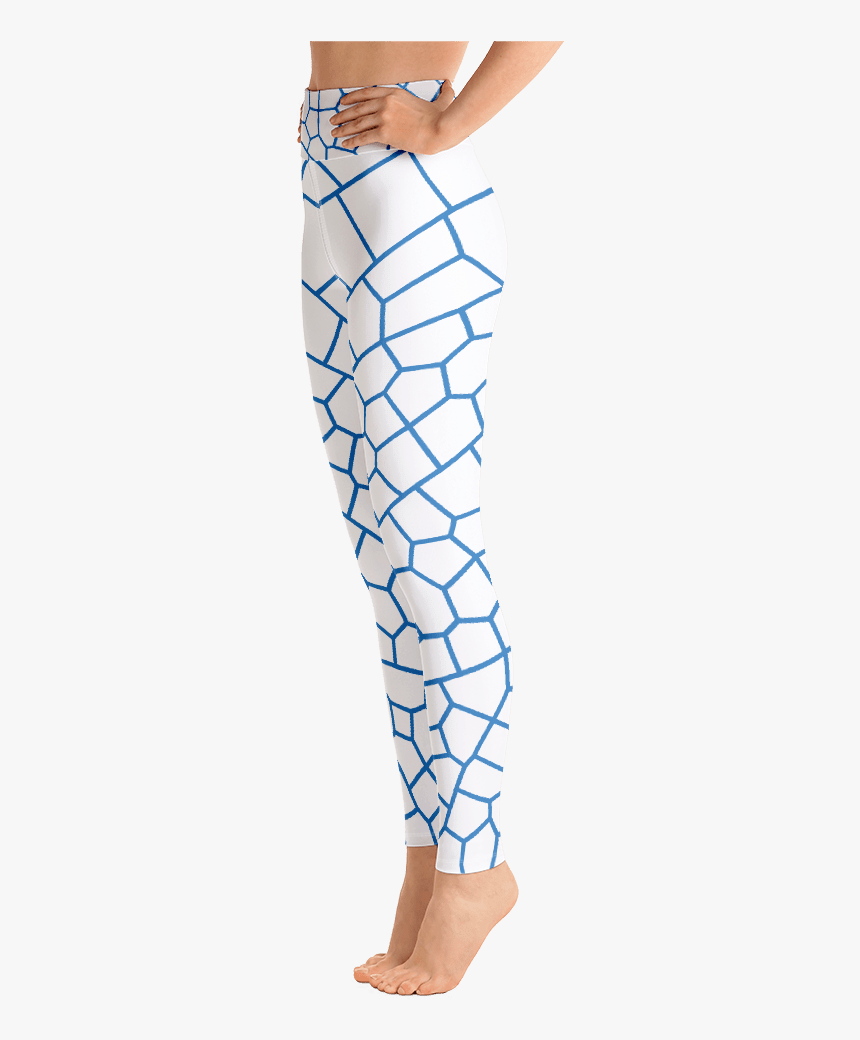 Women Dragonfly Wing Pattern Yoga Leggings Light Navy - Leggings, HD Png Download