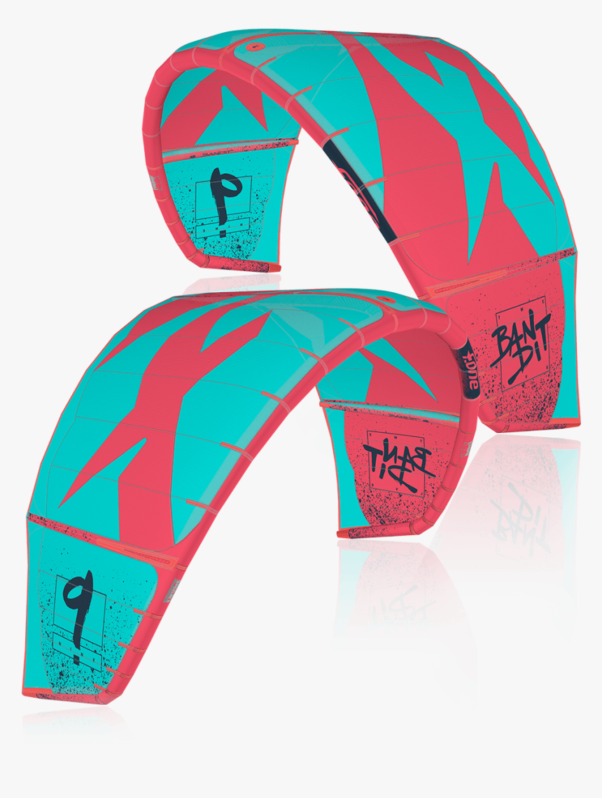Lime / Slate B12 C Coral Blue Lagoon - F One Bandit 2019, HD Png Download