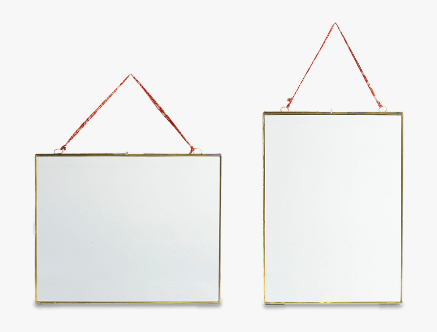 Brass & Glass Frame With Sari Tie - Architecture, HD Png Download