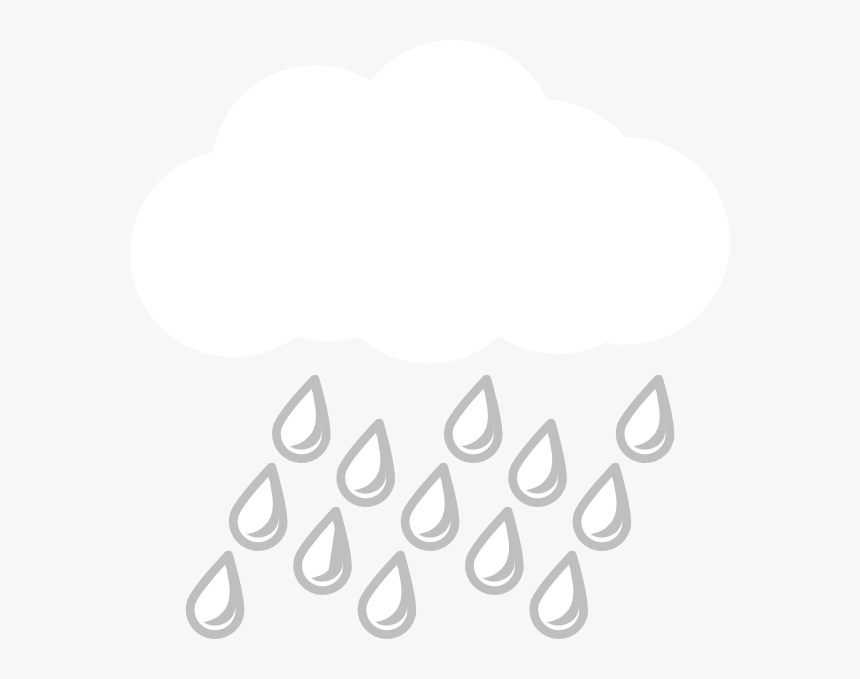 Rain Icon Png White , Png Download, Transparent Png
