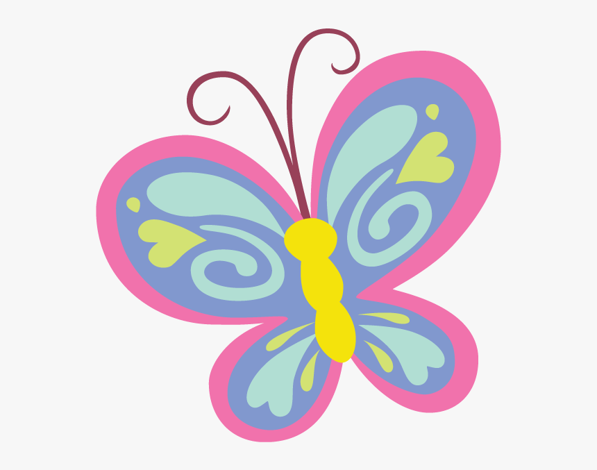 American Girl Crafts Butterflies Stacked Stickers Clipart - Illustration, HD Png Download