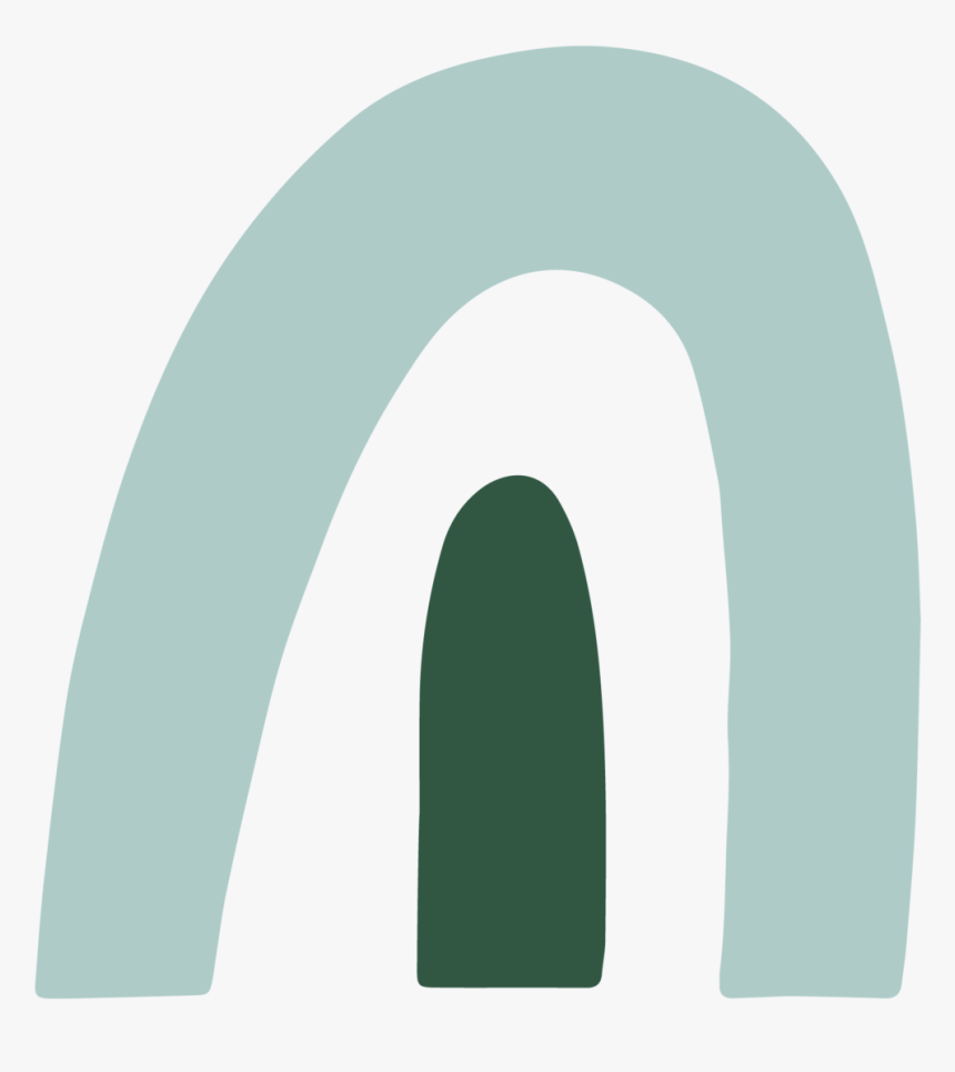 Amy Bramante Rainbow Icon Bluegreen - Arch, HD Png Download